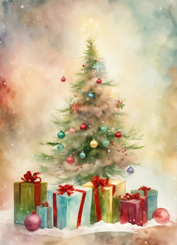 Christmas Tree, Christmas Ornament, Nature, Holiday Ornament, Branch, Lighting