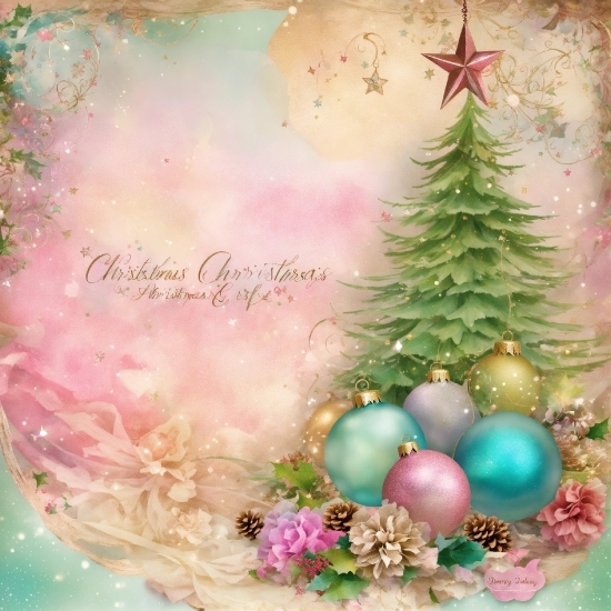 Christmas Tree, Christmas Ornament, Plant, Holiday Ornament, Branch, Ornament