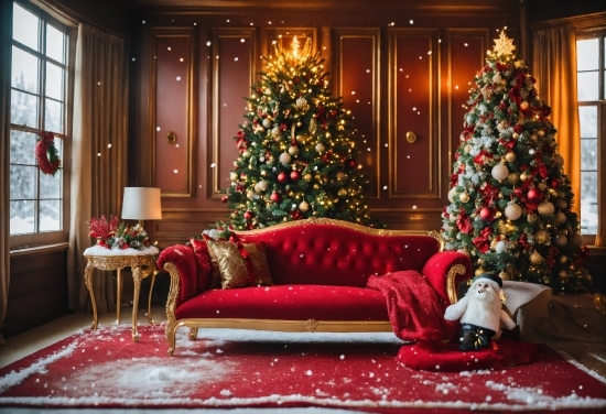 Christmas Tree, Property, Decoration, Furniture, Christmas Ornament, Plant