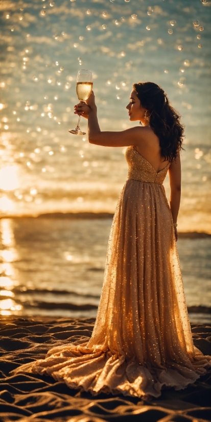 Clothing, Hair, Water, Hand, Photograph, People In Nature