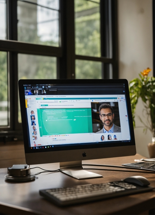 Computer, Table, Personal Computer, Computer Monitor, Furniture, Computer Desk