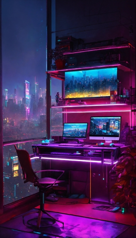 Cool Pictures, Personal Computer, Computer, Purple, Pink, Entertainment