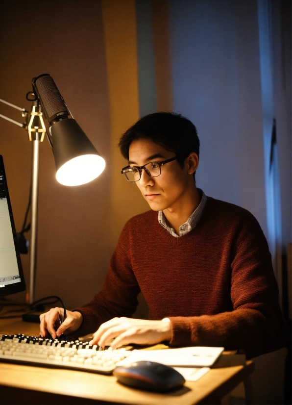 Copyright Free Gym Images, Glasses, Personal Computer, Computer, Table, Peripheral