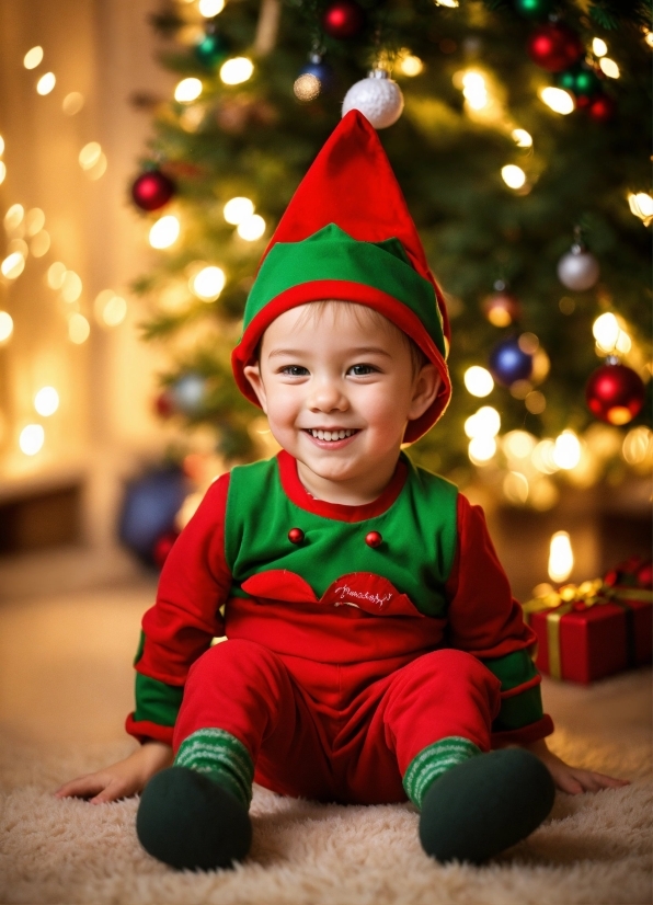 Creative Growth Artists, Smile, Photograph, Christmas Tree, Christmas Ornament, Light