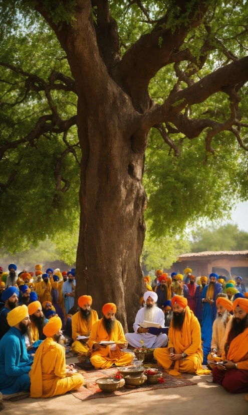 Custom Calendar, Clothing, Tree, Leisure, Monk, Pilgrimage