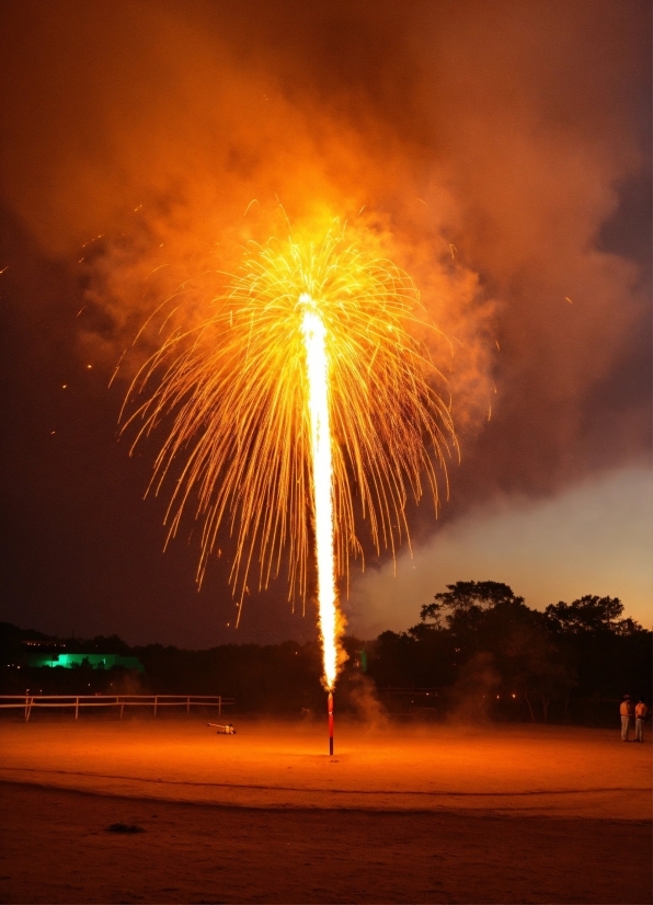 Dadaism Poster, Atmosphere, Fireworks, Sky, Light, Tree