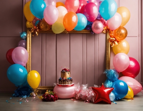 Decoration, Photograph, Balloon, Architecture, Interior Design, Pink