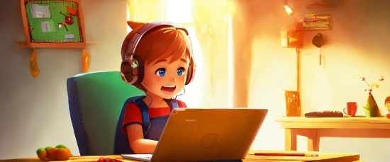 Digital Stock Photos, Computer, Laptop, Smile, Personal Computer, Orange