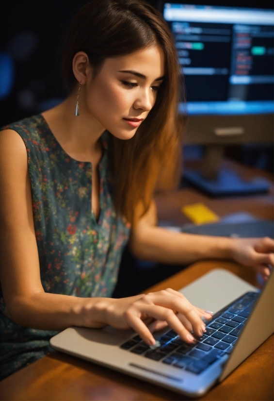 Earth Stock Photo, Face, Computer, Hand, Personal Computer, Netbook