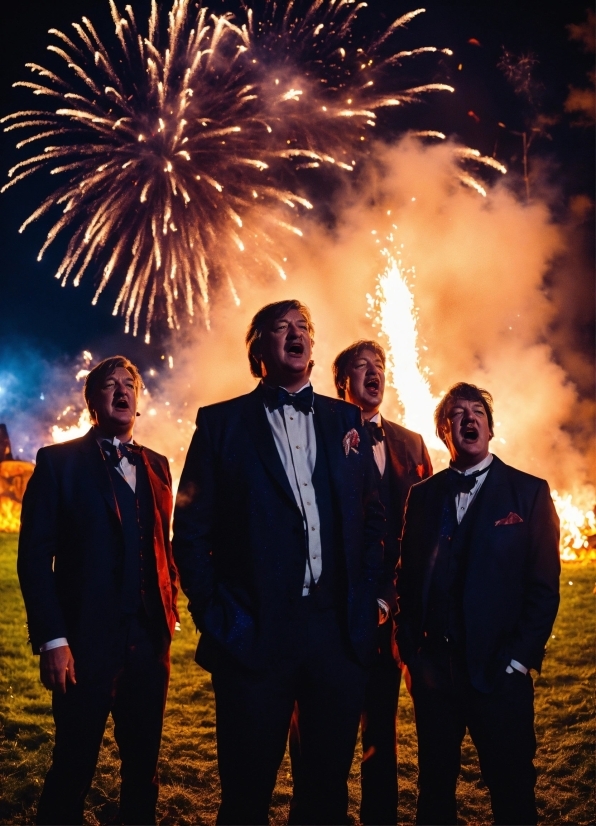 Envelope Design, Trousers, Fireworks, Photograph, Light, Flash Photography