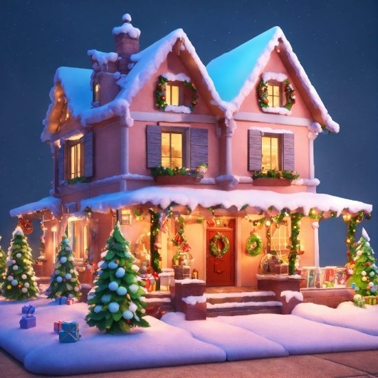 Famous Visual Artists Today, Window, Property, Plant, Christmas Tree, Light