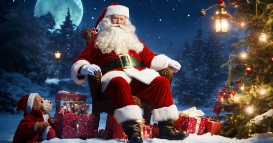 Father's Day Graphics Free, World, Lighting, Santa Claus, Lap, Christmas Decoration