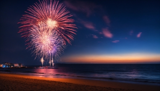 Fiverr Graphic Designer, Water, Sky, Atmosphere, Fireworks, Light