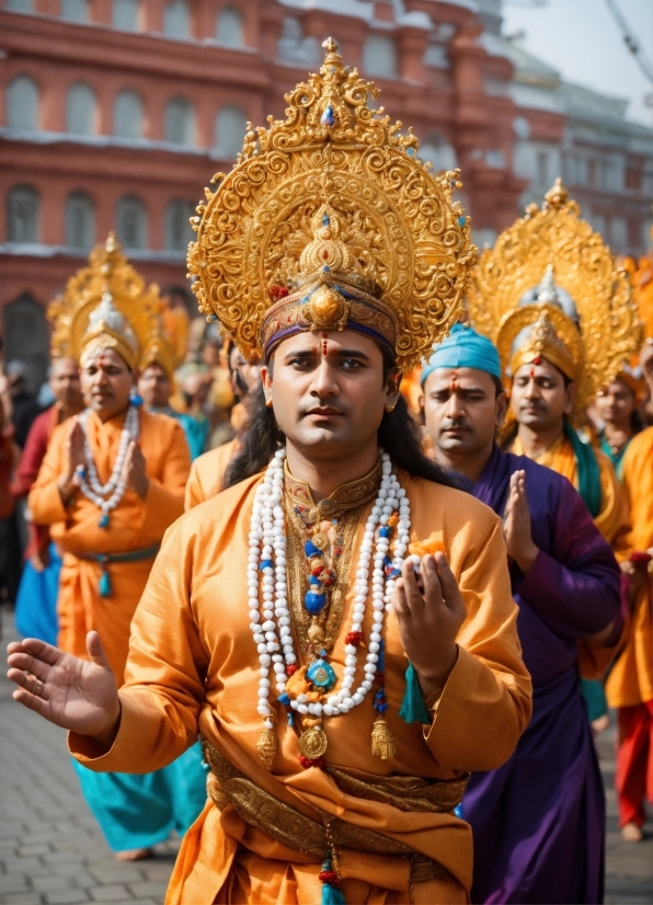 Floorplans, Temple, Yellow, Entertainment, Headgear, People