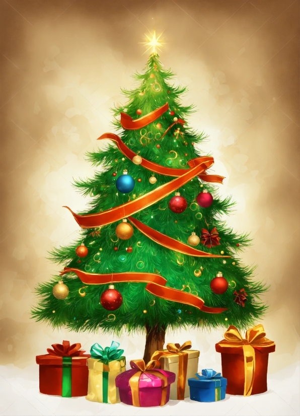 Free Graphic Design Templates Photoshop, Christmas Tree, Christmas Ornament, Plant, Leaf, Branch