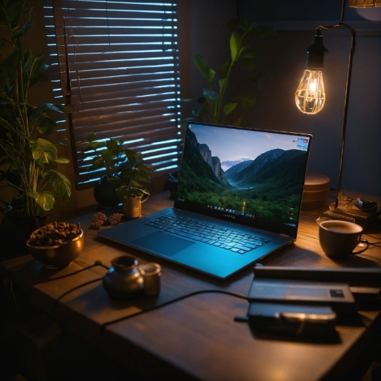 Free Hd Stock Photos, Computer, Plant, Table, Personal Computer, Property