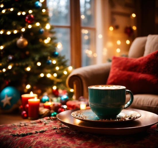 Free Illustration Images Download, Christmas Tree, Tableware, Drinkware, Coffee Cup, Dishware