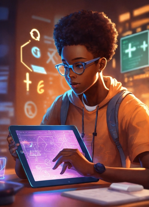 Free Photo Images For Download, Jheri Curl, Human, Computer, Netbook, Eyewear