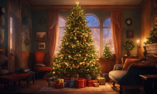 Free Png Images Website, Christmas Tree, Furniture, Christmas Ornament, Plant, Leaf