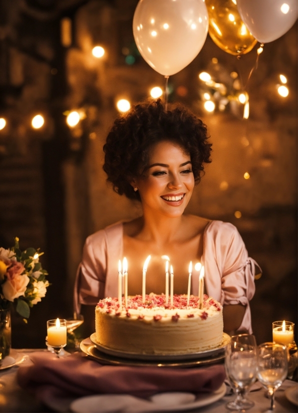 Gesso Paint, Food, Candle, Photograph, Tableware, Smile