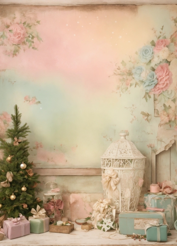 Gfx Designer, Window, Plant, Christmas Tree, Interior Design, Pink