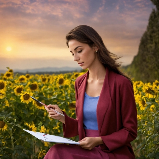 Giphy Images, Flower, Plant, Cloud, Sky, People In Nature