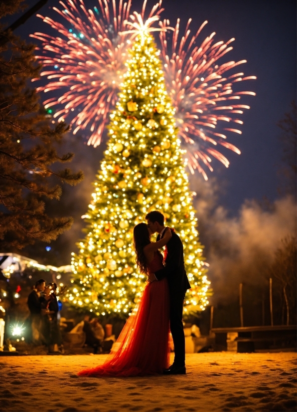 Graphic Design Firms, Photograph, Christmas Tree, Light, Nature, Fireworks