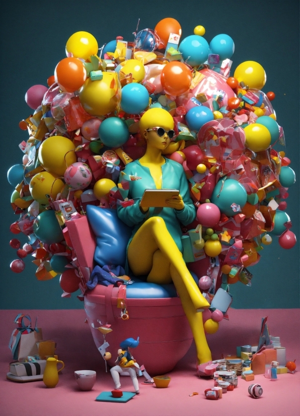 Graphic Design In Blender, Yellow, Balloon, Art, Party Supply, Fun