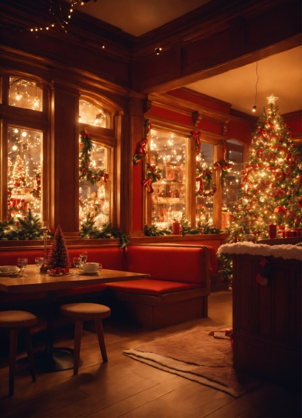 Graphic Designer Noc, Christmas Tree, Furniture, Property, Decoration, Window