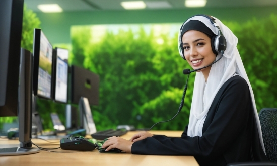 Halloween Stock Images, Computer, Smile, Personal Computer, Computer Monitor, Table