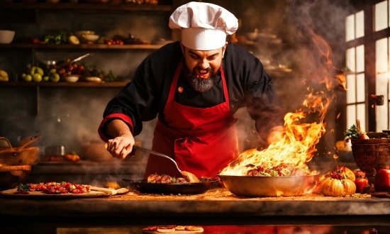 Happy Couple Stock Photo, Food, Chef, Cuisine, Apron, Cooking