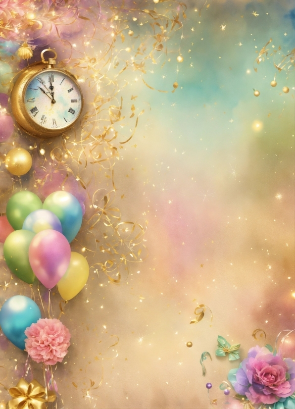 Happy New Year 2022 Photo Editing Background, Light, Organism, Pink, Clock, Petal