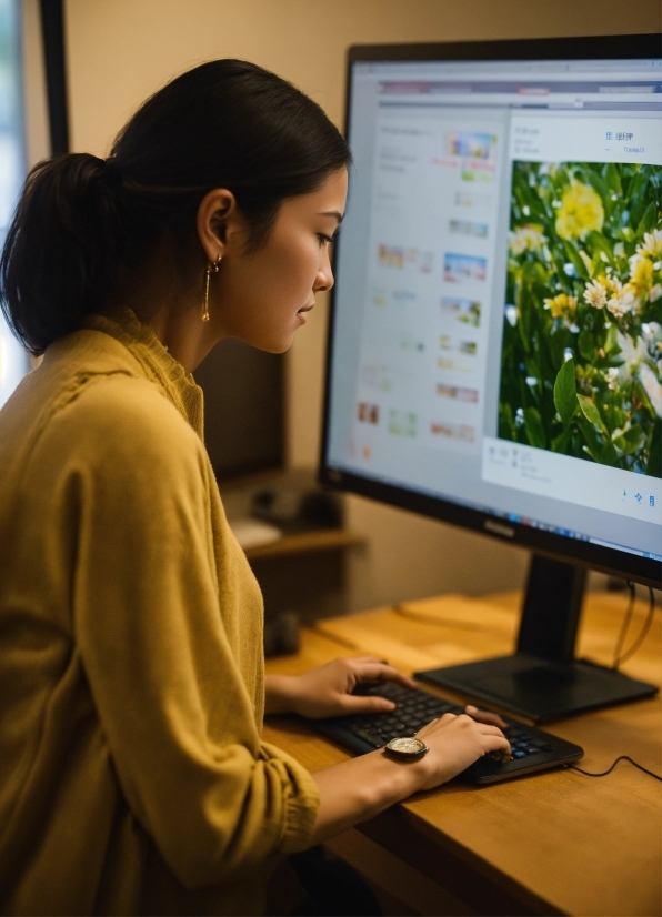 Healthcare Stock Photos, Computer, Personal Computer, Computer Monitor, Table, Output Device