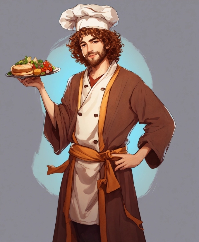 House Vector Drawing, Food, Sleeve, Gesture, Collar, Beard