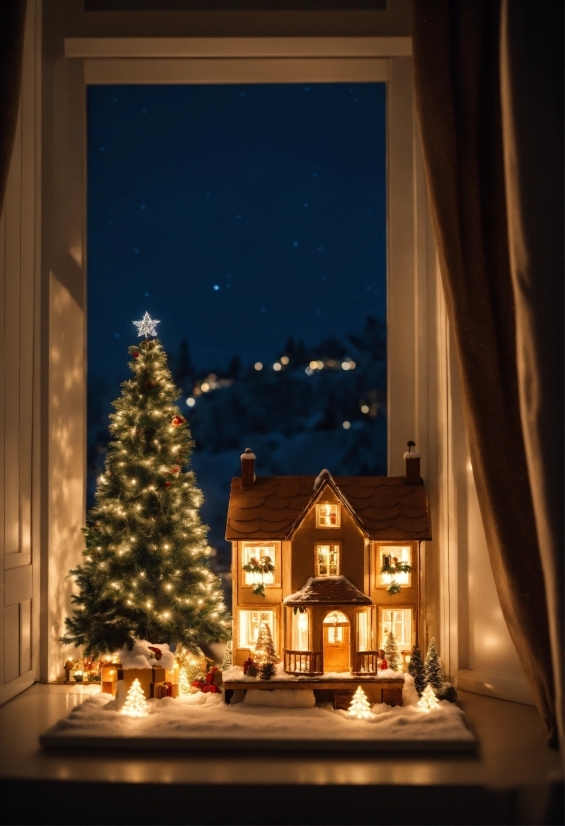 Illustrator 2019 Download, Christmas Tree, Property, Plant, Building, Sky