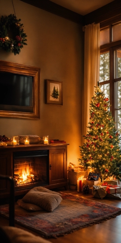 Indeed Graphic Designer, Christmas Tree, Property, Light, Wood, Interior Design