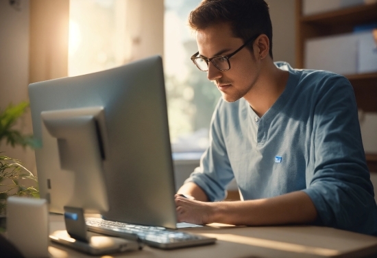 Islamic Background, Glasses, Computer, Personal Computer, Output Device, Plant