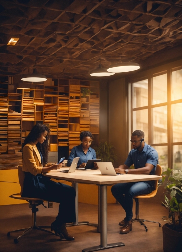 Japanese Stock Images, Plant, Furniture, Personal Computer, Table, Laptop