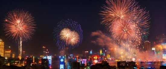 Large Canvas Wall Art, Fireworks, Sky, Atmosphere, Light, Entertainment