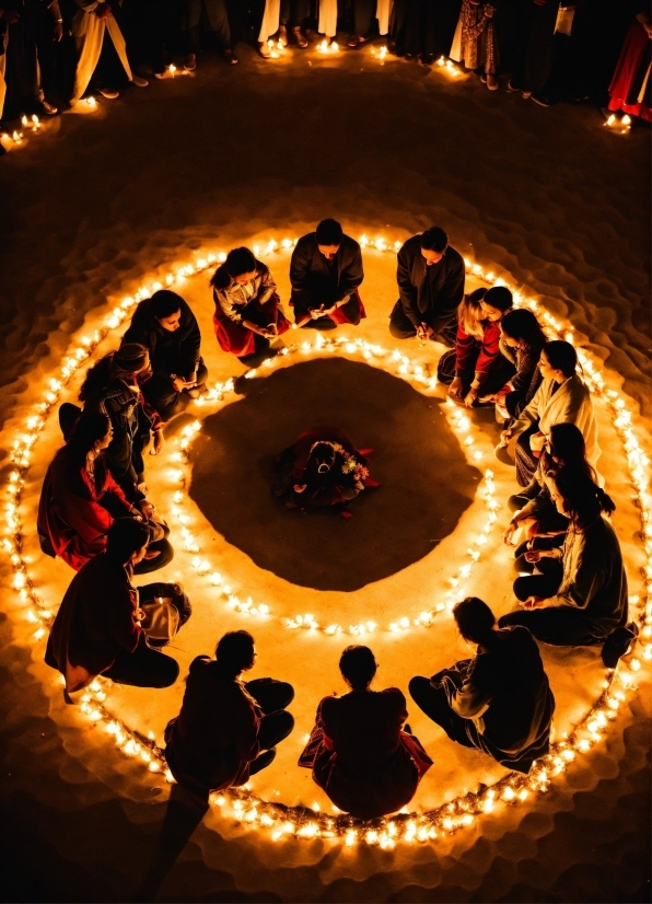 Light, Black, Lighting, Amber, Heat, Circle