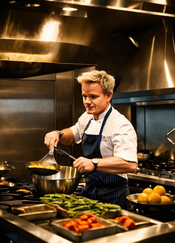 Man With Thumbs Up Stock Image, Food, Chefs Uniform, Chef, Kitchen, Kitchen Appliance