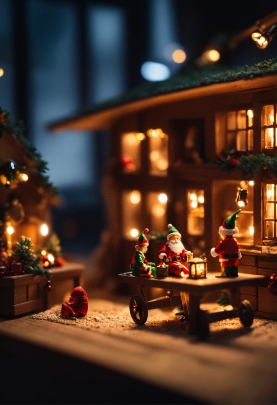 Michelangelo Visual Arts, Building, Window, Plant, Christmas Decoration, House