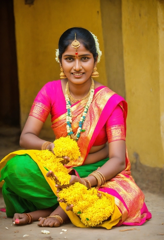 Pexels Pricing, Smile, Sari, Happy, Bangle, Trunk