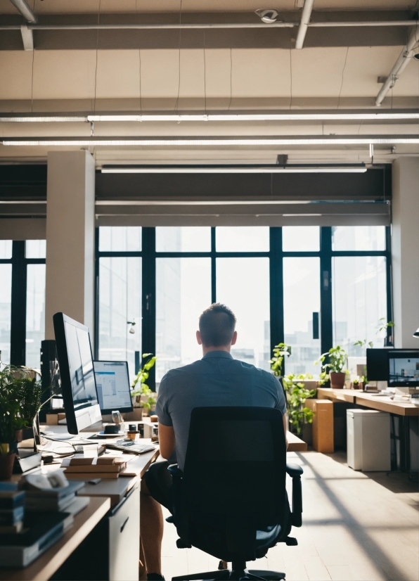 Photo Album, Table, Building, Plant, Window, Chair