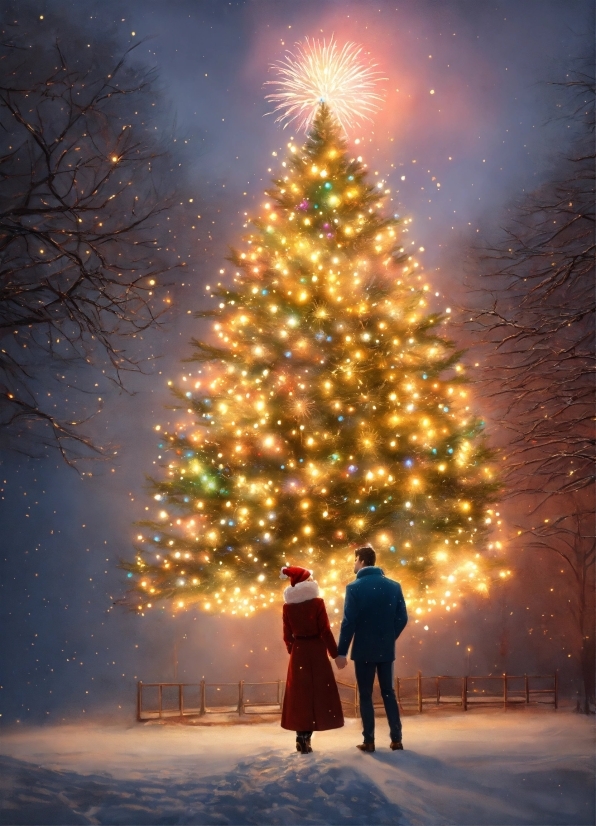 Photo Graphic Design Software Free Download, Photograph, Christmas Tree, Snow, White, World