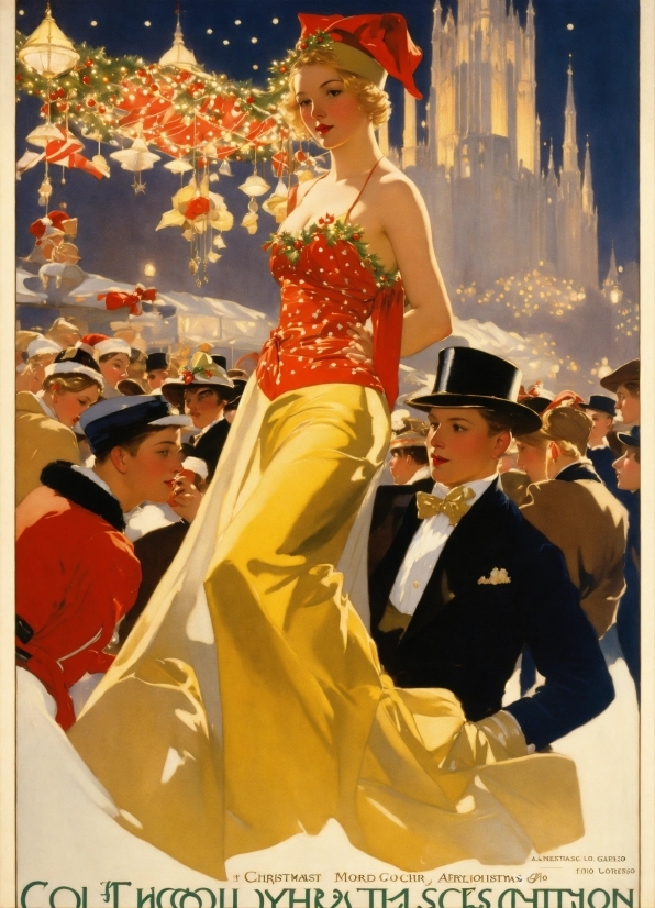 Poster, Art, Fashion Design, Hat, Formal Wear, Event