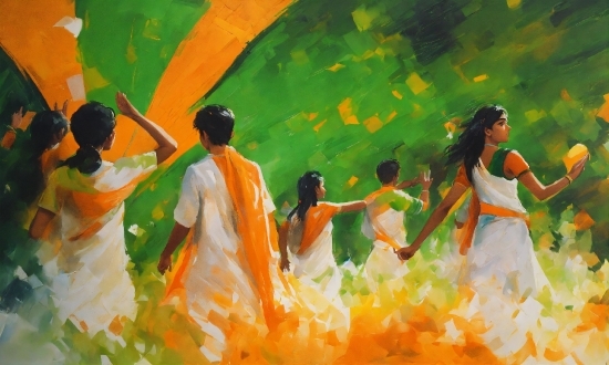 Poster Logo Design, Art Paint, Paint, People In Nature, Orange, Artist