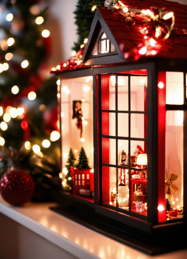 Property, Window, Light, Christmas Tree, Interior Design, Christmas Decoration