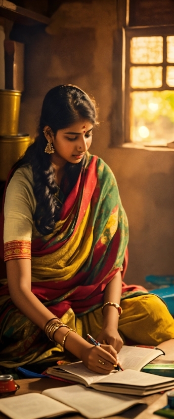 Radha Photo, Neck, Sari, Temple, Flash Photography, Adaptation