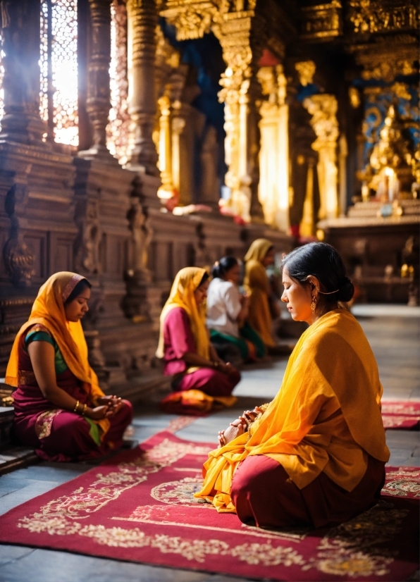 Red Heart Clipart, Temple, Lighting, Architecture, Yellow, Pray